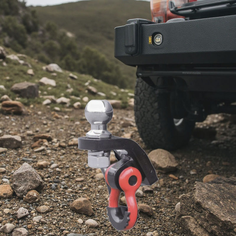 4*4 Off-road Accessories Off-road Shackle Recovery Tool Roll Ball Customize Aluminium Shackle Hitch Receiver