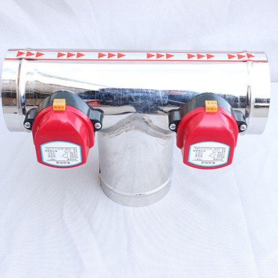 Motorized 24V 230V HVAC Duct 3-way T-Shape Diverter Damper Valve for Industrial air Regulation