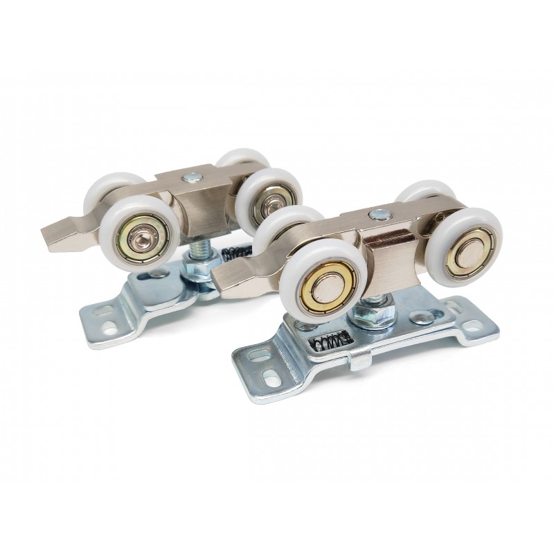 Zinc Alloy 60KGS Wooden Sliding Door Rollers