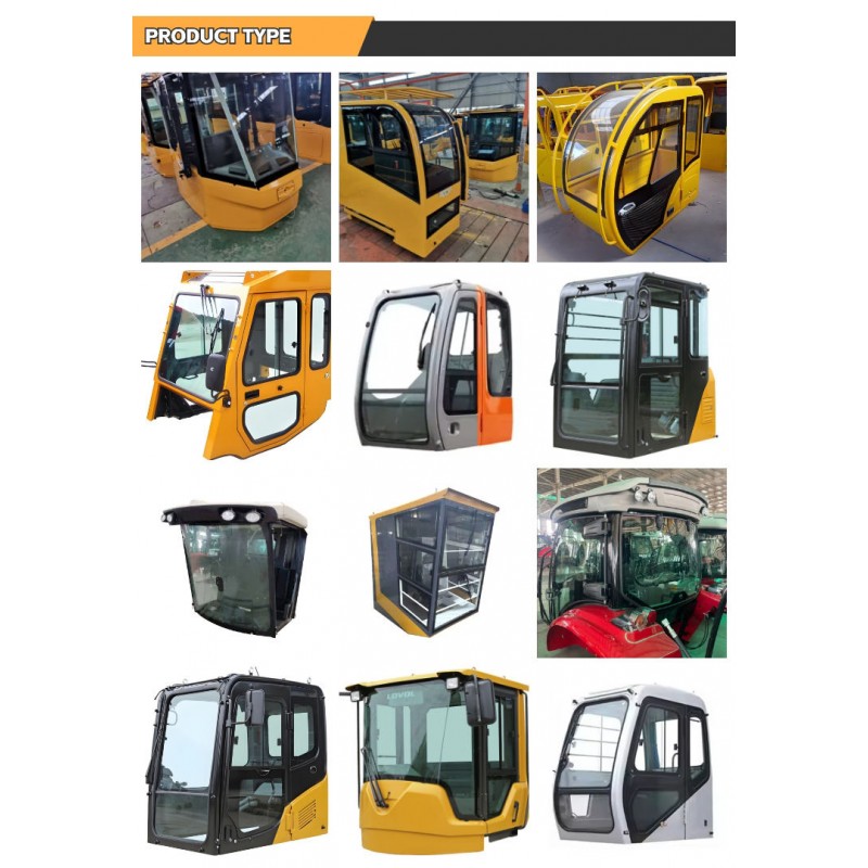 Laminated Tempered Glass for Excavator Front/Side/Rear Windows & Sunroofs-Customizable Size Excavator Manufacturer