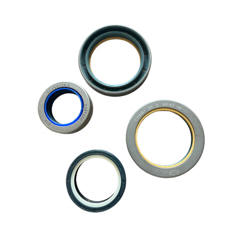 Strengthened Three-in-One Shaft Oil Seal with Three Lips for Excavators Loaders Agricultural Machinery