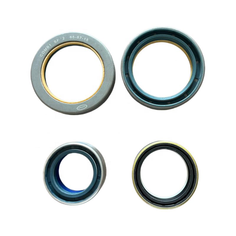 Strengthened Three-in-One Shaft Oil Seal with Three Lips for Excavators Loaders Agricultural Machinery