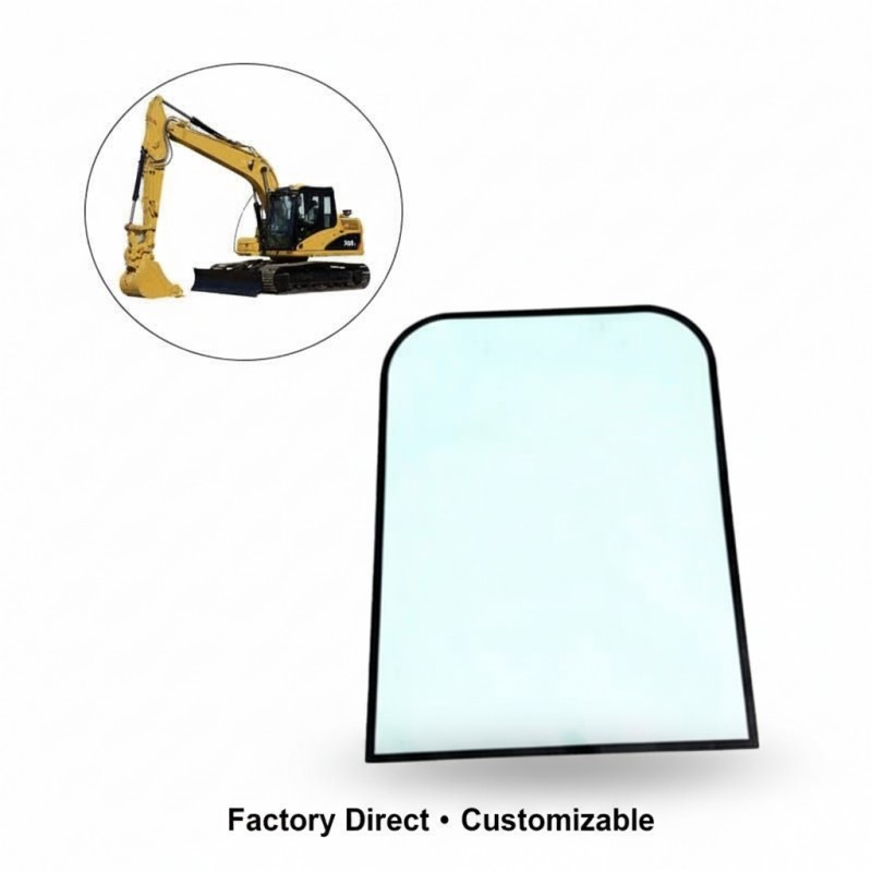 Laminated Tempered Glass for Excavator Front/Side/..