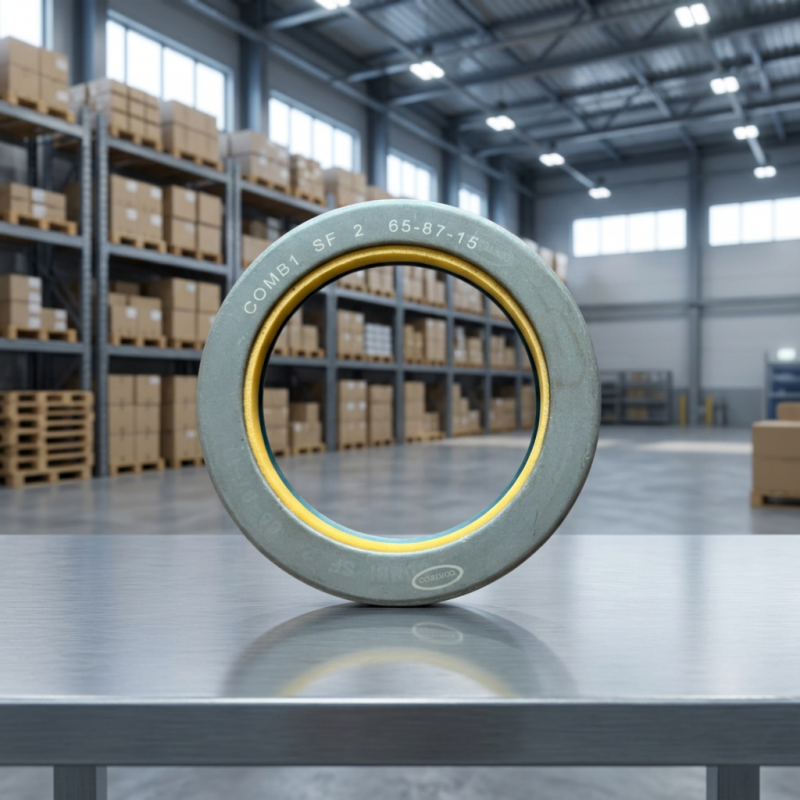 Strengthened Three-in-One Shaft Oil Seal with Three Lips for Excavators Loaders Agricultural Machinery