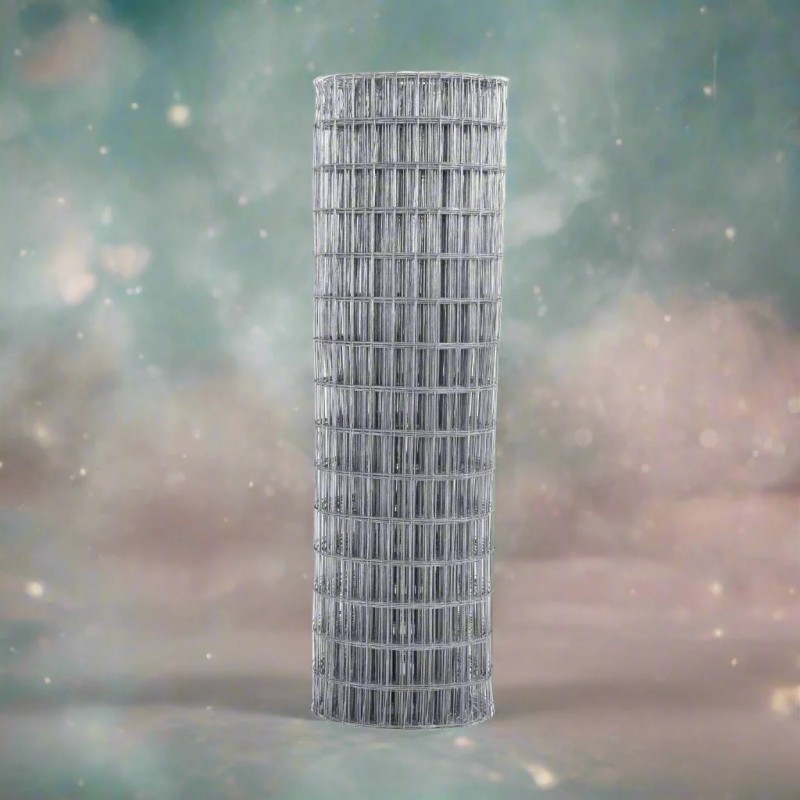 5 FT x 100 FT Welded Wire Animal Fence – 2" x 4" Galvanized Steel Mesh for Property Fencing 