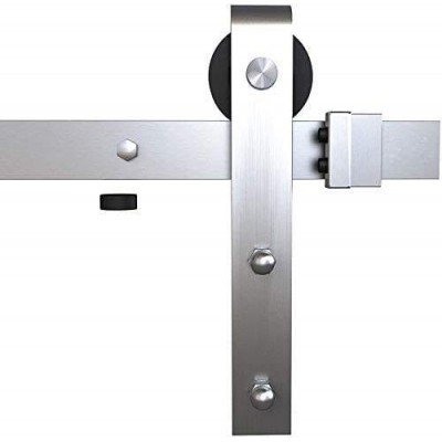 Durable Stainless Steel Modern Industrial Easy Install Barn Door Hardware Kit