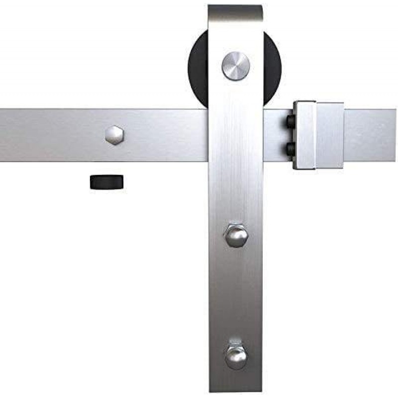 Durable Stainless Steel Modern Industrial Easy Install Barn Door Hardware Kit
